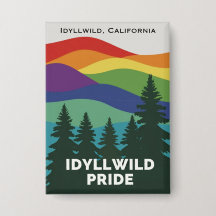 Épingle du bouton de la fierté Idyllwild