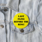 Badge épingle enterrement de vie de garçon futur m (En situation)