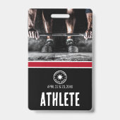 Badge Épreuve sportive d'athlétisme (Avant)