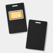 Badge Équipe de construction (Avant & arrière)