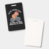 Badge Équipe de Sloth Cycling (Avant & arrière)
