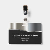 Badge Équipe de vente de concessionnaire automobile (Avant avec clip)