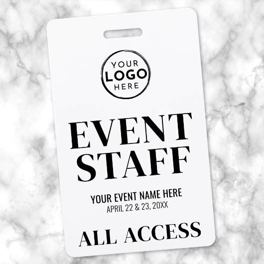 Badge Équipe d'événement Logo All Access
