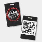 Badge Équipe Mafia Renégat (Avant & arrière)
