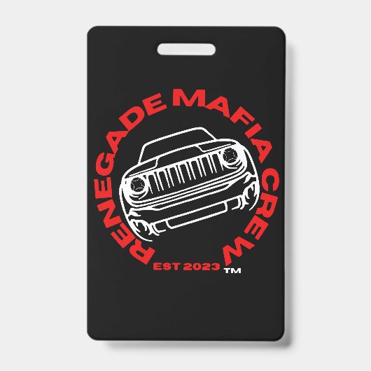 Badge Équipe Mafia Renégat (Avant)