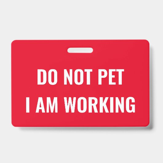 Badge Équipement Médicale de travail (Face)