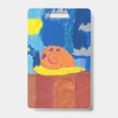 Badge Escargot souriant (Arrière)