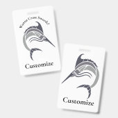 Badge Espadon sauteur Thunder_Cove (Avant & arrière)