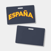 Badge Espagne 5 (Avant & arrière)
