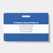 Badge Essentiel | ID photo de l'employé moderne (Dos)