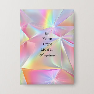 Badge Esthétique holographique