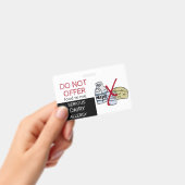 Badge Étiquette Alerte aux allergies pour les aliments l (Manuel / portable)