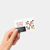 Badge Étiquette d'alerte d'allergie alimentaire aux frui (Manuel / portable)