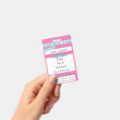 Badge Étiquette d'alerte Médicale pour les allergies ali (Manuel / portable)