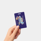 Badge étiquette de bagage Crop & Connect Atlanta (Manuel / portable)