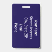 Badge étiquette de bagage Crop & Connect Atlanta (Arrière)