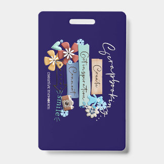 Badge étiquette de bagage Crop & Connect Atlanta