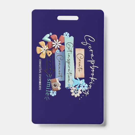 Badge étiquette de bagage Crop & Connect Atlanta (Avant)