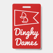 Badge Étiquette de chariot / Étiquette de sac de voile a (Arrière)