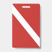 BADGE ÉTIQUETTE DE MONITEUR DE PLONGÉE POUR PLONGEURS EX (Arrière)