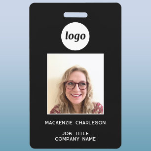 Badge Étiquette de photo de logo simple