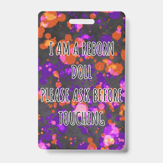 Badge Étiquette de siège auto pour poupée reborn