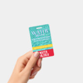 Badge Étiquette de surveillant de l'eau pour la sécurité (Manuel / portable)