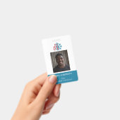 Badge Étiquette d'employé de CVC Logo AC Moderne Profess (Manuel / portable)