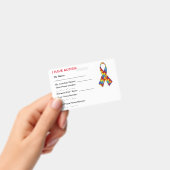 Badge Étiquette d'identification d'autisme (Manuel / portable)