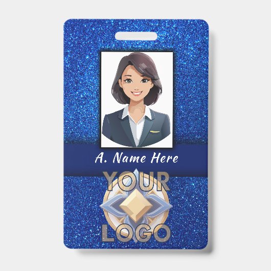 Badge Étiquette d'identification du personnel de mariage (Avant)