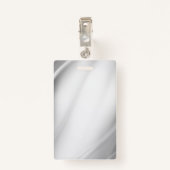 Badge Étiquette du personnel de l'insigne de nom de l'em (Dos avec clip)