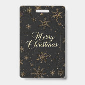 Badge Étiquette-Joyeux Noël (Arrière)