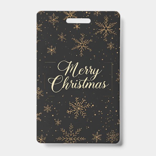 Badge Étiquette-Joyeux Noël (Avant)
