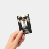 Badge Étiquette Nom de l'ID photo de l'employé de l'enqu (Manuel / portable)