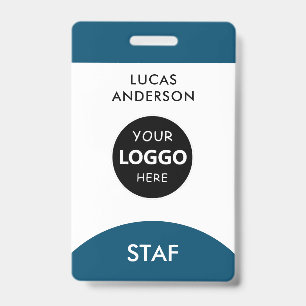 Badge Étiquette nominative personnalisée pour employés a