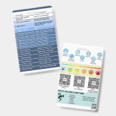 Badge Étiquette rapide pour les infirmières hospitalière (Recto et verso)