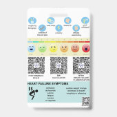 Badge Étiquette rapide pour les infirmières hospitalière (Dos)