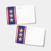 Badge Étoile de vétéran (Avant & arrière)