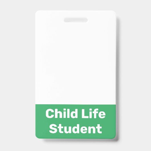 Badge Étudiant à la vie de famille (Avant)