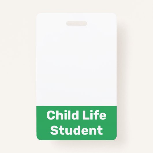 Badge Étudiant à la vie de famille (Devant)