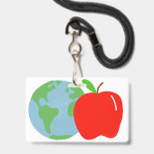 Badge Étudiant du JOUR ! (Arrière avec lanière)