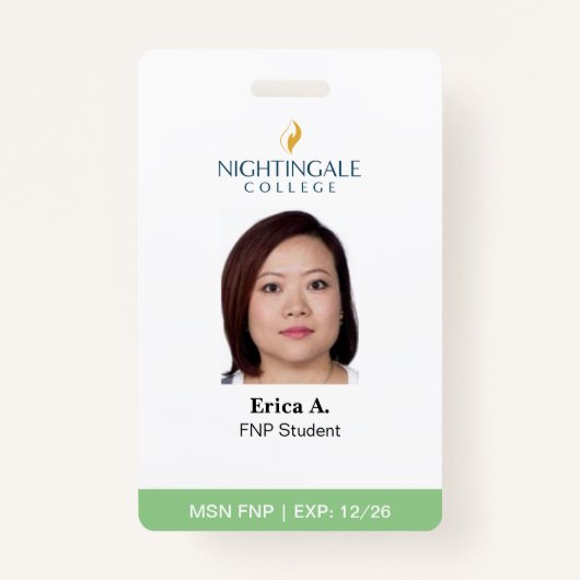 Badge Étudiant FNP (Devant)