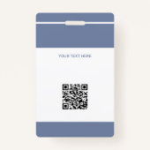 Badge étudiante photo ID école université moderne (Dos)