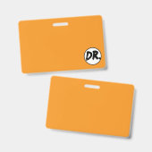 Badge Étui pour téléphone Orange DR. Logo (Avant & arrière)