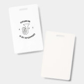 Badge Euphonium est ma superpuissance (Recto et verso)