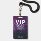 Badge Événement Concert VIP sur invitation spéciale Viol (Avant avec lanière)