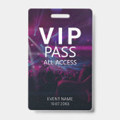 Badge Événement Concert VIP sur invitation spéciale Viol (Avant)