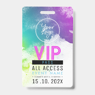 Badge Événement d'accès VIP exclusif