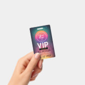 Badge Événement d'accès VIP exclusif (Manuel / portable)