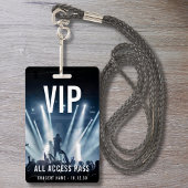 Badge Événement de concert de carte d'accès VIP All